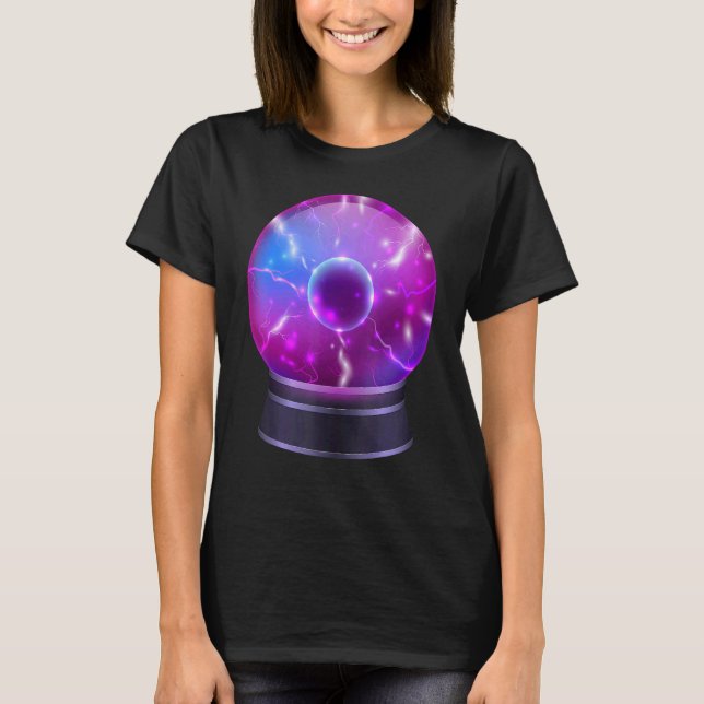 Magic Occult Crystal Ball Psychic T-Shirt (Front)