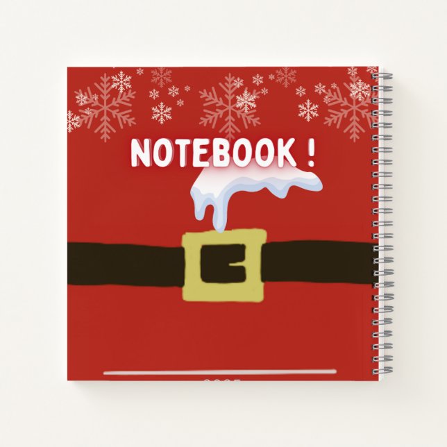 Magic of December: My Trip to 2025 Notebook (Back)