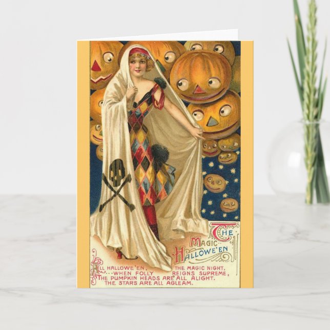 Magic of Halloween Card (Front)