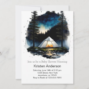 Magic of the Forest Adventure Baby Shower Invitation