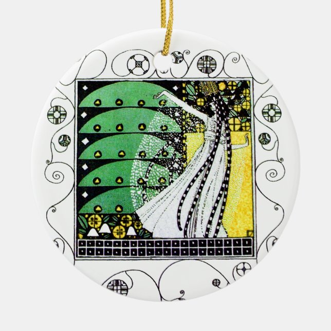 MAGIC OF THE SPRING CERAMIC ORNAMENT (Front)