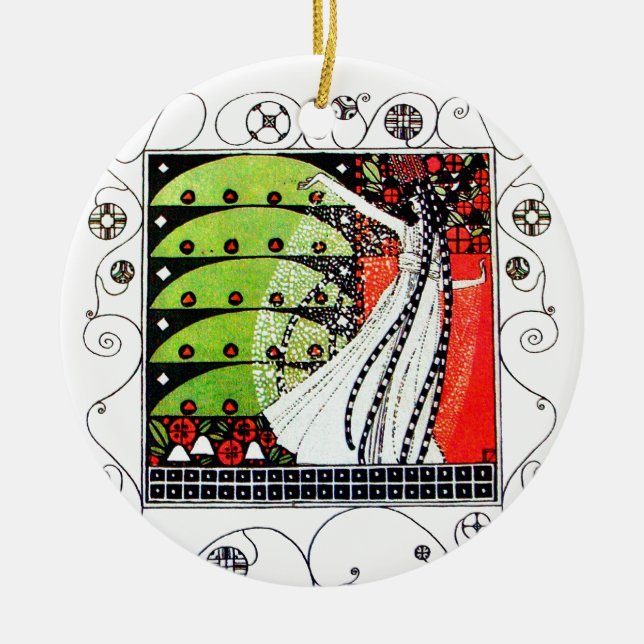 MAGIC OF THE SPRING CERAMIC TREE DECORATION (Front)