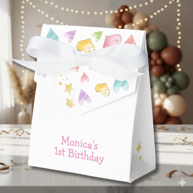 Magic one fantasy unicorn first birthday favour box (Creator Uploaded)