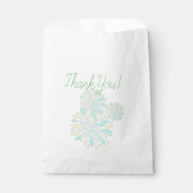 Magic Pastel Colour Flower Petals Favour Bag (Front)