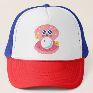 Magic pearl trucker hat