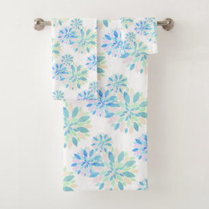 Magic Petals Pastel Colours Bath Towels