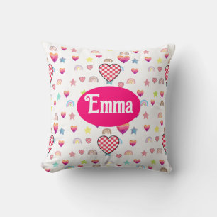 Magic pink candy world cushion