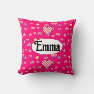 Magic pink candy world cushion
