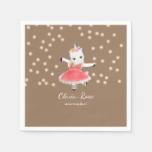 Magic Pink Unicorn Ballerina Girl Birthday