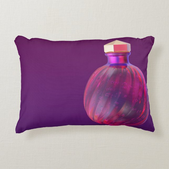 Magic potion bottle decorative cushion (Front)