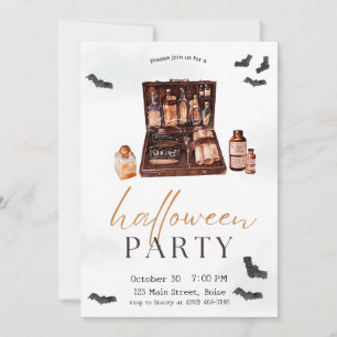Magic Potion Fall Halloween Party Invitation
