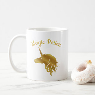 Magic Potion Gold Unicorn Mug