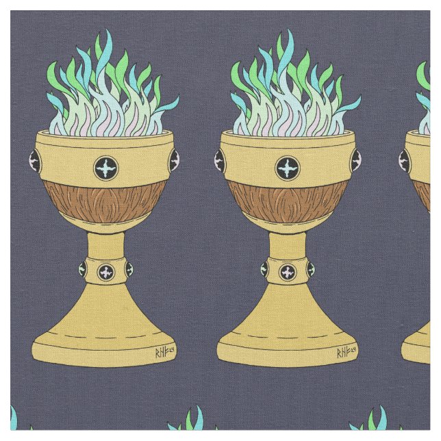 Magic Potion in Mazer and Chalice Combo  Fabric (Close Up)