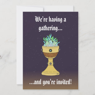 Magic Potion in Mazer and Chalice Combo Invitation