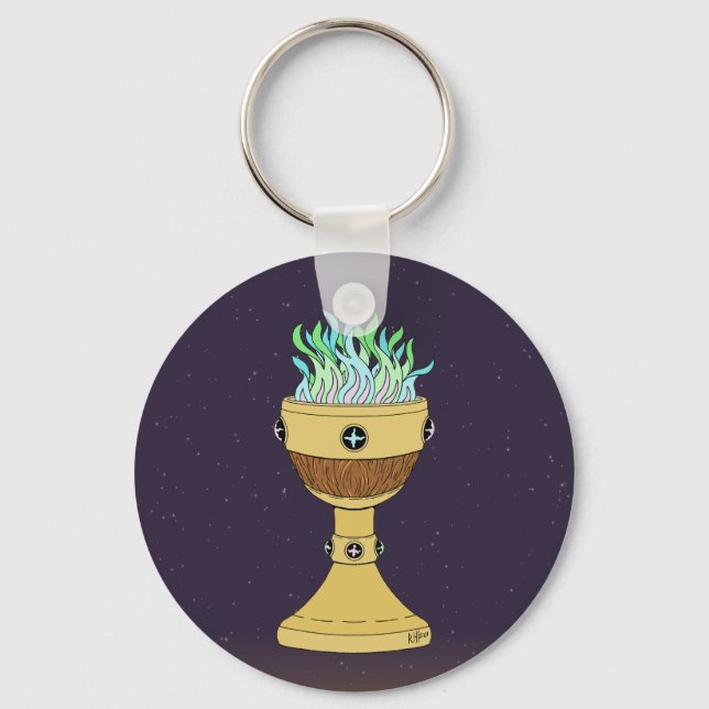 Magic Potion in Mazer and Chalice Combo  Key Ring (Front)