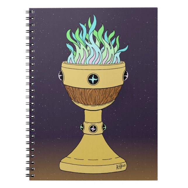 Magic Potion in Mazer and Chalice Combo  Notebook (Front)