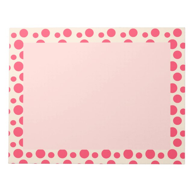 Magic Potion Orange Circles Notepad (Front)