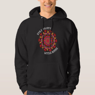 Magic Psilocybin Mushrooms Mandala Stay Trippy Lit Hoodie