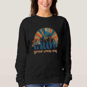 Magic Psilocybin Mushrooms Rainbow Grow Your Own W Sweatshirt