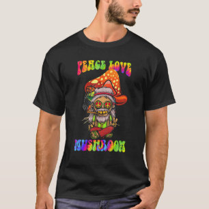 Magic Psilocybin Mushrooms Tie Dye  Hippie Love Mu T-Shirt