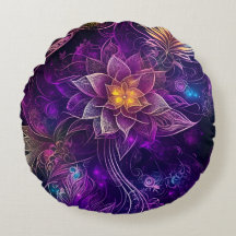 Magic purple shimmering  flowers 