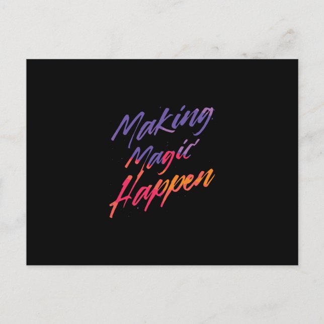 Magic Quote Postcard (Front)