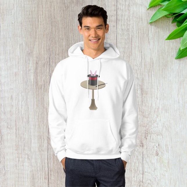 Magic Rabbit in Hat with Wand Hoodie (Creator Uploaded)