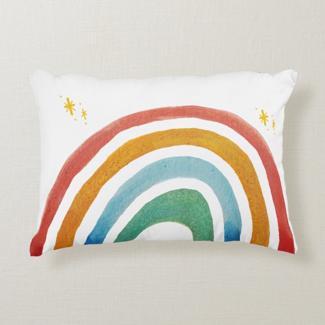 Magic Rainbow Decorative Cushion (Front)