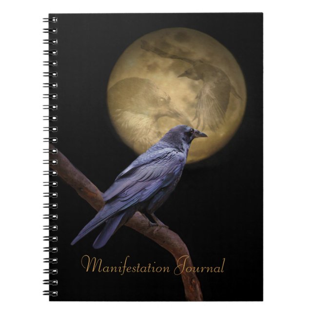Magic Raven Manifestation Journal (Front)