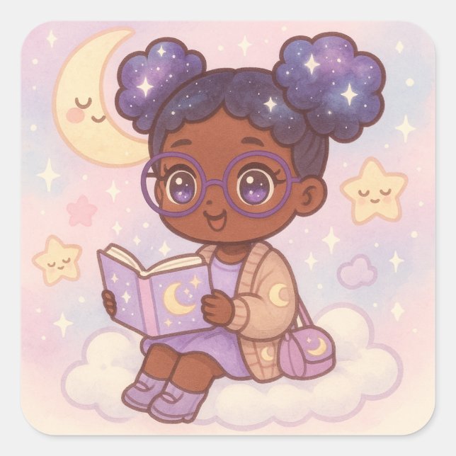 Magic Reader Square Sticker (Front)