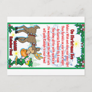 Magic Reindeer Food Postcard