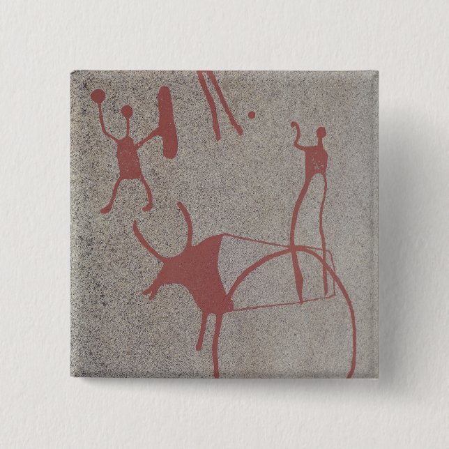 Magic scenes 15 cm square badge (Front)