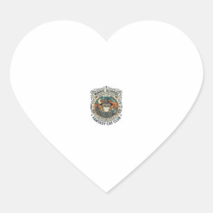 Magic School Fantasy Cat Cute Kitty Design - Magic Heart Sticker