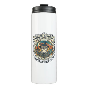Magic School Fantasy Cat Cute Kitty Design - Magic Thermal Tumbler