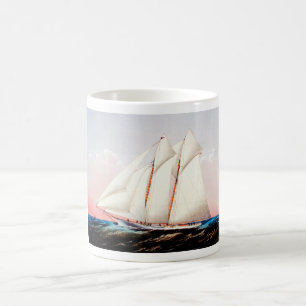 Magic, schooner yacht coffee mug