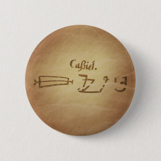 Magic Seal Angel Cassiel Protection Magic Charms 6 Cm Round Badge