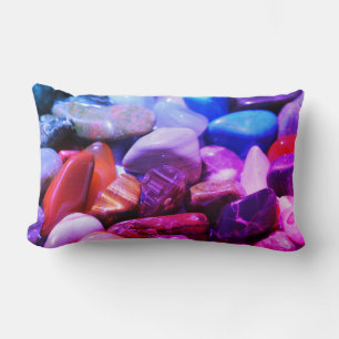 Magic Semi Precious Stones Crystals Cushion Pillow
