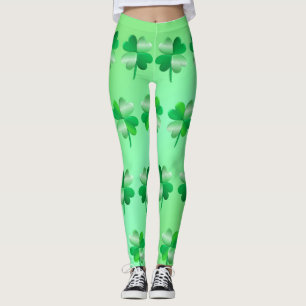 Magic Shamrocks Just for Fun! Leggings