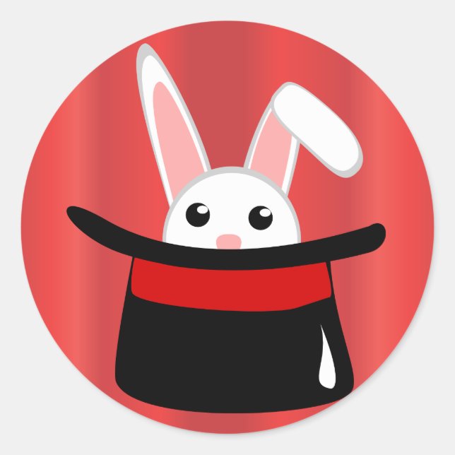 Magic Show Classic Round Sticker (Front)