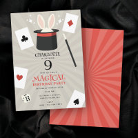 Magic Show Magician Kids Birthday Party