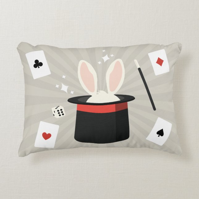 Magic Show Magician Kids  Decorative Cushion (Front)