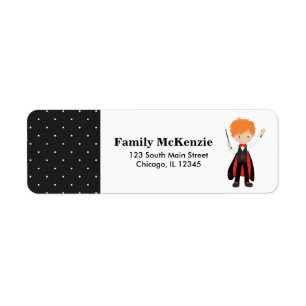 Magic show return address label