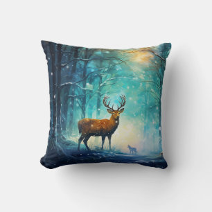 Magic Snowy Forest Art-82109 Cushion