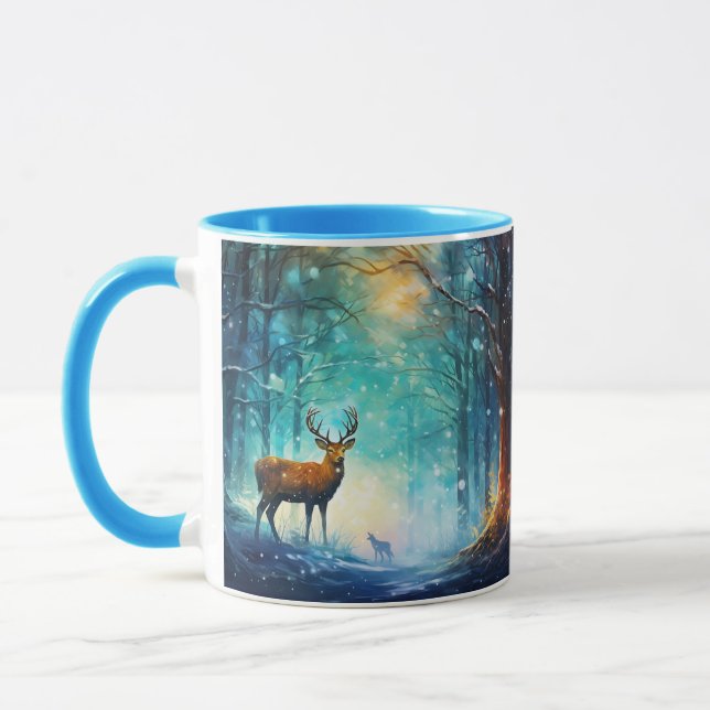 Magic Snowy Forest Art-82109 Mug (Left)