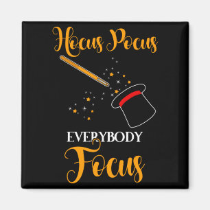 Magic Spell Everybody Focus Kids Halloween Costume Magnet