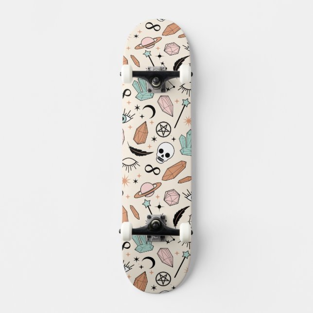 Magic Spells Theme Skateboard (Front)