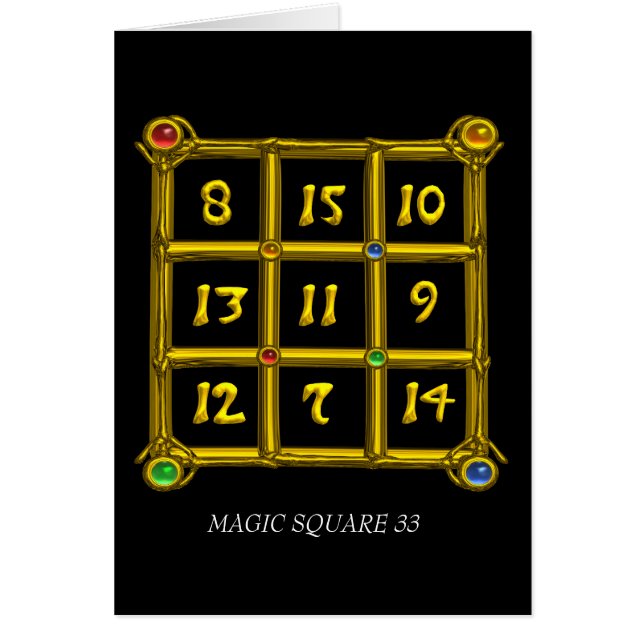MAGIC SQUARE 33 (Front)