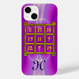 MAGIC SQUARE 33 MONOGRAM Pink Fuchsia, Purple Case-Mate iPhone 14 Case