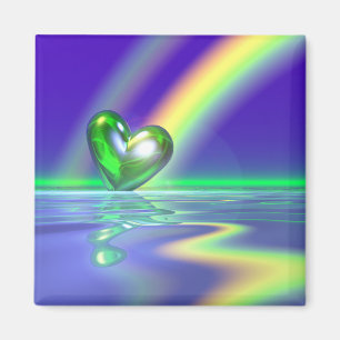 Magic St. Patrick's Day Heart Magnet