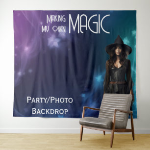 Magic Stars Party 90s Star Shot Backdrop Tapestry